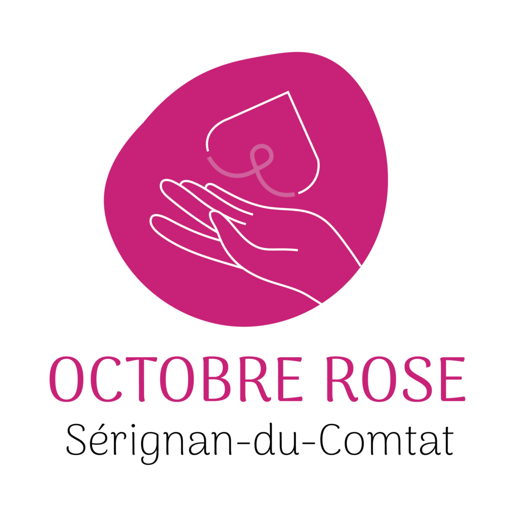 Logo - Octobre Rose - Sérignan du Comtat_Plan de travail 1